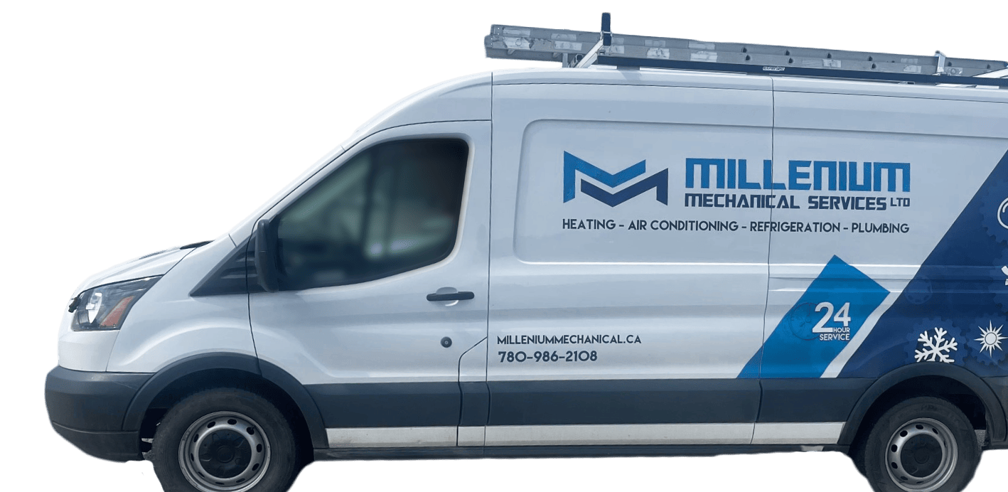 Millenium Mechanical Services Ltd. Services truck.